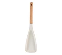 Cooking Spatula, Heatproof Turner 12,6 x 3,15 pulgadas Scraper with Wood Handle, Food Grade Cooking Tool, Flexible Head with Ergonomic Design, Baking Utensil for Kitchen and Pan