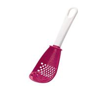 Cooking Spoon, Separator Colander, Space Saving Balanced Control Tong Function Secure Lift Precision Grip Heat Resistant Food Safe Versatile Use, Kitchen Strainer Scoop for Grating, Draining, Mashing