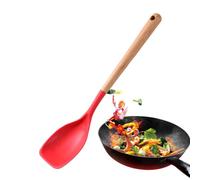 Cooking Spoon - Sop Spoons | Dishwasher Safe Heat Resistant Nonstick Wooden Handle Cooking Spatula For Cooking And Baking, Kitchen Utensils For Easy Cleaning