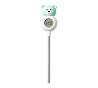 Cooking Temperature Gauge - Instant Read | Waterproof Long Probe Food Meter for Candy & Frying, Professional Digital Thermometer for BBQ Grilling Candle Making Coffee Brewing, 1-Pack