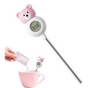 Cooking Temperature Gauge, Probe Measuring Tool, 8 Inches Waterproof Thermometer with Digital Display, Stainless Steel Probe with Fast Response, Kitchen Accessory with Compact Design