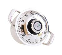 Cooking Timer - Acero inoxidable 7 x 10 x 5,5 cm | Kitchen Timer, 60 minutos Mechanical Pot Shape Countdown Alarm Clock | for Cooking Baking Study Classroom Home Office Time Management Use