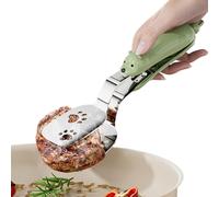 Cooking Tongs | Cookingg Tong with Firm Sealed Non Stick Silicone Tips | Heat Resistant Stainless Steel Utensils for Kitchen Pasta Toast Canning Frying Dessert Outdoor BBQ Home Restaurant