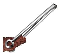 Cooking Tongs, Stainless Steel Clips, 12.2x1.57in Barbecue Tweezers, Sunflower Design Grip, Labor-Saving Control, Steak Handling Tool for Afternoon Tea, Dinner Events, Wedding
