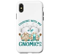 Cooking with My Gnomies For Matching Family Funny GNOME Carcasa para iPhone X/XS