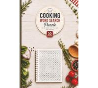 Cooking Word Search Puzzle: 55 Puzzles Word Search, Find the Words about Cooking and More | 6x9 inches, 110 pages | Gift for Cooking & Food Lover