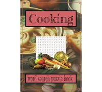 Cooking Word Search Puzzle Book: Easy To Read Print for Mental Well-Being