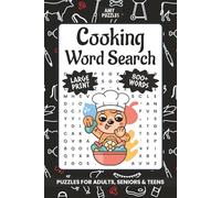 Cooking Word Search Puzzle Book: Word Searches with Easy to Read Print about Cooking, Cooking Techniques, Baking and More | 6x9 inches, 111 pages | ... Gift for Vacation, Holidays and Free Times