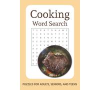 Cooking Word Search Puzzle Book: Word Searches with Easy to Read Print about Cooking, Food, Kitchenware, and More | 6x9 inches, 110 pages | 50+ ... Puzzle Book for Relaxation and Anxiety Relief