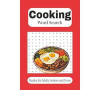Cooking Word Search Puzzle Book: Word Searches with Easy-to-Read Print about Recipes, Meals, Chefs, and Kitchen Fun | 6x9 inches, 110 pages | 50+ Puzzles … Gift for Vacations, Holidays, and Free Time