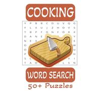 COOKING WORD SEARCH: Word Searches With Easy to Read Print about Cooking,Cooking puzzles and More | 6x9 inches, 110 pages | 50+ Puzzles ... Gift for Vacations, Holidays and Free Times.