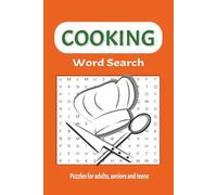 Cooking Words Search Puzzle Book: Word Searches with Easy to Read Print about Cooking, Kitchen, Foods and More / 6 x 9 inches, 110 pages / 50+ Puzzles... Gift for Vacations, Holidays and Free Times