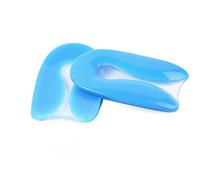 COOKOE Almohadilla de gel de silicona para aliviar el dolor de pies, gel de silicona en forma de U, plantillas de fascitis plantar para aliviar el dolor de pies, hombres y mujeres