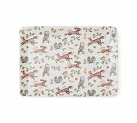 Cooksmart Bandeja Grande Forest Fable | Bandeja con Estampado de Animales del Bosque de diseño británico | Mezcla de melamina Duradera y Ligera | Bandeja Decorativa para Servir Bebidas y Aperitivos |