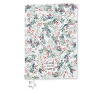 Cooksmart Juego de paños de Cocina y Cortador de Navidad de diseño británico | Toallas de Navidad y Cortador para la Temporada Festiva | Paño de Cocina de Navidad con Cortador para Todo Tipo de