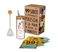 COOKUT - Coctelera Salsa - 99 salsas caseras deliciosas e inratables en menos de 2 minutos! Vinagretas, mayonesas, salsa de tomate, salsas para carnes y postres