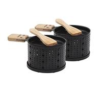 COOKUT - Lumi - Set de Raclette con Velas para 2 Personas - Cocina en 3 Minutos - Portátil, Ecológico y Sin Cables