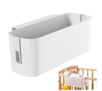 Cookware Organizer Bedside Caddy Hanging Organiser Bunk Bed with 2 Hooks Plastic Shelf for College Dorm Room Rails 13.1x4.5x4.7