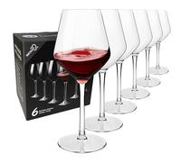 COOKY.D Copas de Vino Flotantes para Piscina Copas de Vino para Piscina de Plástico Tritan Irrompible Con Tallo - Juego de 6 440ml - Apto para Lavavajillas