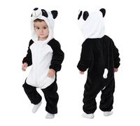 COOKY.D Traje de Cosplay de Halloween para Bebé Unisex con Capucha y Estampado de Animales, 12-18 Meses,Panda