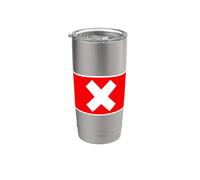 Cool 456 Code Number Illustration Novelty Graphic Designs Vaso térmico de acero inoxidable de doble pared