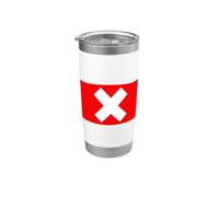 Cool 456 Code Number Illustration Novelty Graphic Designs Vaso térmico de acero inoxidable de doble pared