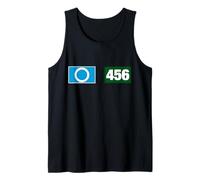 Cool 456 Code Number "O" Say Yes Illustration Graphic Design Camiseta sin Mangas