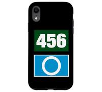 Cool 456 Code Number "O" Say Yes Illustration Graphic Design Carcasa para iPhone XR