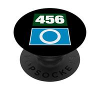 Cool 456 Code Number "O" Say Yes Illustration Graphic Design PopSockets PopGrip Adhesivo