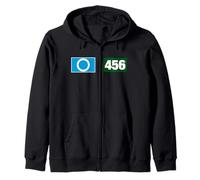 Cool 456 Code Number "O" Say Yes Illustration Graphic Design Sudadera con Capucha