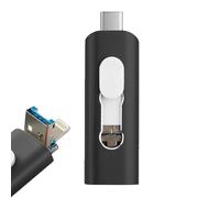 Pen Drive USB x64 GB Cool (3 En 1) Lightning/Tipo-C/USB Negro