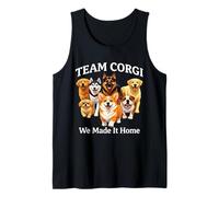 Cool 7 Dogs Corgi Camiseta sin Mangas