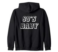 Cool 80s Baby Throwback para los Amantes de los Ochenta Sudadera con Capucha
