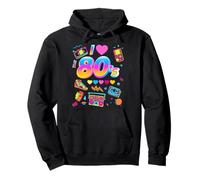 Cool 80's Music Party, Retro Back To 80's Diseño gráfico Sudadera con Capucha