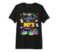 Cool 90's Forever, diseño gráfico Vintage Retro de los 90 Camiseta Premium