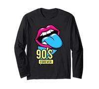 Cool 90's Forever, diseño gráfico Vintage Retro de los 90 Manga Larga