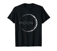 Cool Abstract Moon Illustration Novelty Graphic Designs Camiseta