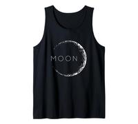 Cool Abstract Moon Illustration Novelty Graphic Designs Camiseta sin Mangas