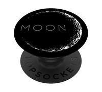 Cool Abstract Moon Illustration Novelty Graphic Designs PopSockets PopGrip Adhesivo