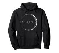 Cool Abstract Moon Illustration Novelty Graphic Designs Sudadera con Capucha