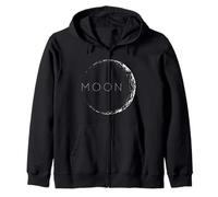 Cool Abstract Moon Illustration Novelty Graphic Designs Sudadera con Capucha