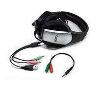 COOL Accesorios - 8434847045801 auricular y casco Auriculares Alámbrico Diadema Juego Negro, Plata