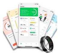 Smart Ring Health + Caja de carga (Tamaño 21 mm) - COOL