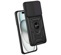 Carcasa Cool para iPhone 15 Hard Ring Negro