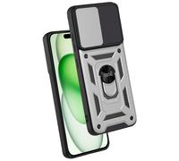 Carcasa COOL para iPhone 15 Plus Hard Ring Plata - COOL