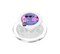 Cool Alien Drinking Summer Juice Illustration Graphic Design PopSockets PopGrip para MagSafe