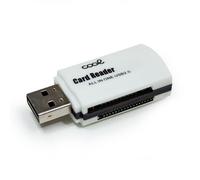 Lector USB Tarjetas Memoria Universal COOL (All in One) Blanco