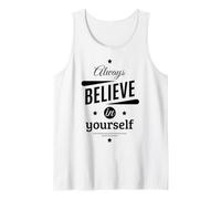 Cool Always Believe in Yourself Illustration Graphic Designs Camiseta sin Mangas