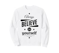 Cool Always Believe in Yourself Illustration Graphic Designs Sudadera