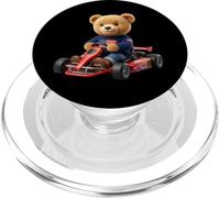 Cool Amazing Teddy Bear Karting Race of Champions Graphic PopSockets PopGrip para MagSafe